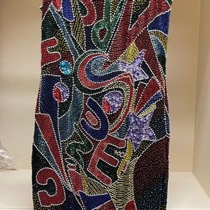 Oleg Cassini sequin dress